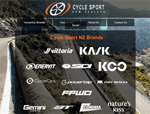 Tablet Screenshot of cyclesportnz.co.nz